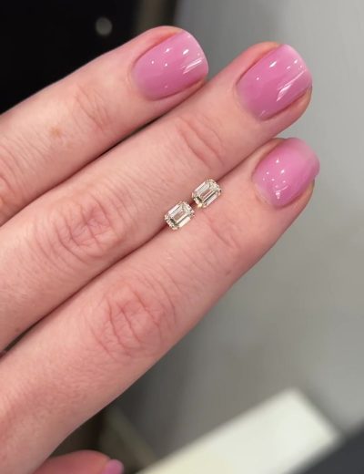 Пара бриллиантов эмеральд 0.50 ct L/VS2, 0.50 ct L/VS2